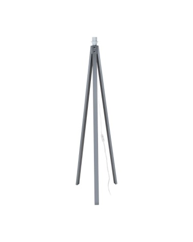 Lampada da terra Deco MDL3009 treppiede colore grigio