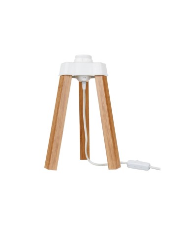 Lampada da tavolo Piko MDL4767 colore rovere