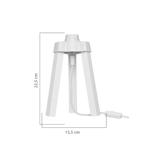 Lampada da tavolo Piko MDL4768 colore bianco