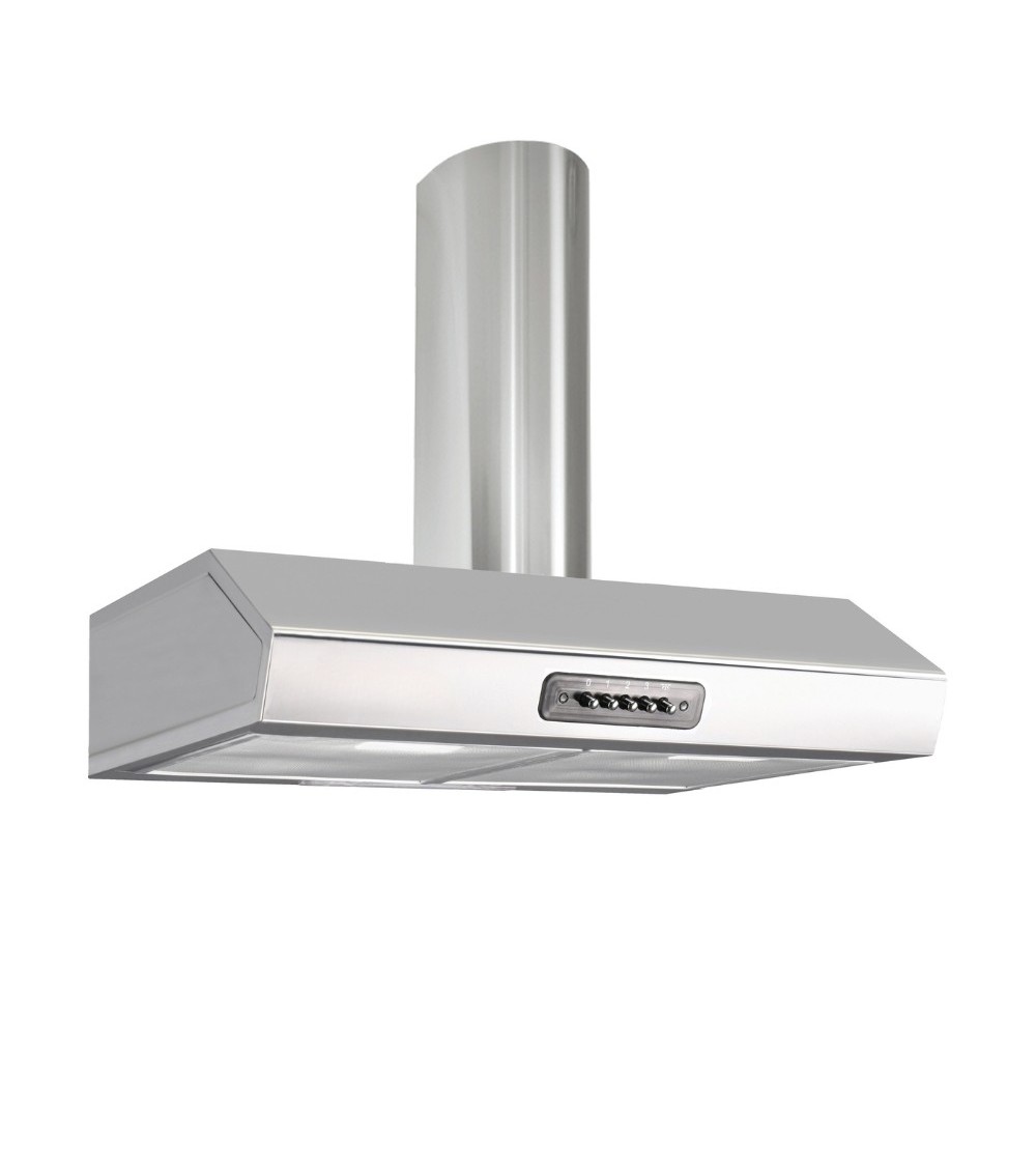 Cappa Kumtel Maestrale 90 con camino 90 cm 1 motore inox