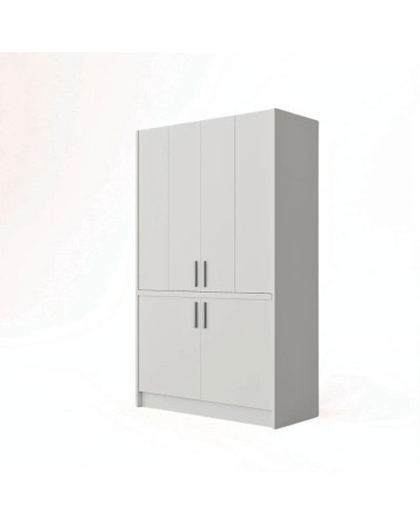 Cucina monoblocco Fold struttura e ante a libro bianco