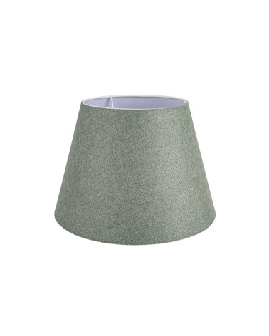 Lampada da tavolo PIKORO2638 con paralume verde e base rovere