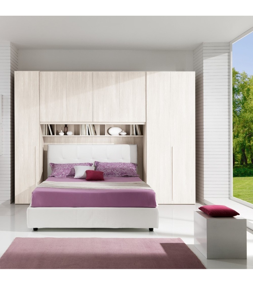 Armadio a ponte Margi 334x54x245,3 cm colore kiri