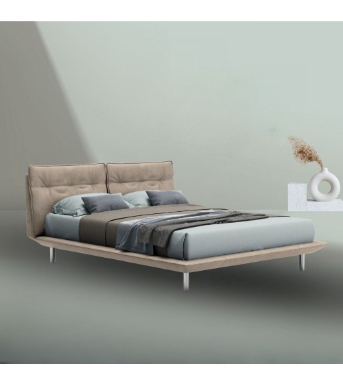 Letto Bolt matrimoniale fisso colore beige