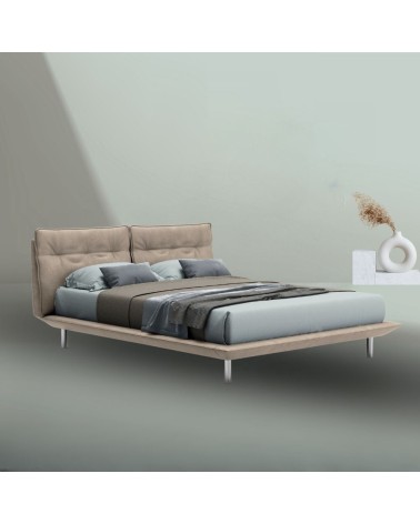 Letto Bolt matrimoniale fisso colore beige