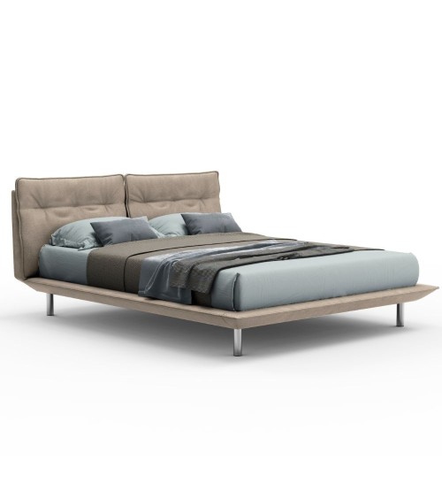 Letto Bolt matrimoniale fisso colore beige