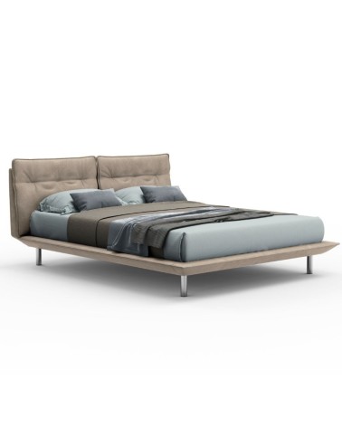 Letto Bolt matrimoniale fisso colore beige