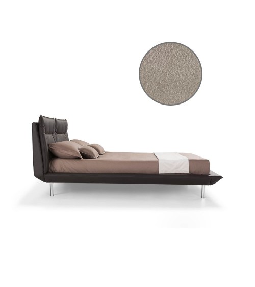 Letto Bolt matrimoniale fisso colore beige