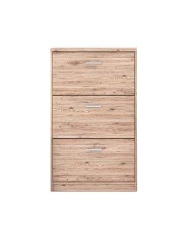 Scarpiera Nepo 3 scomparti colore rovere