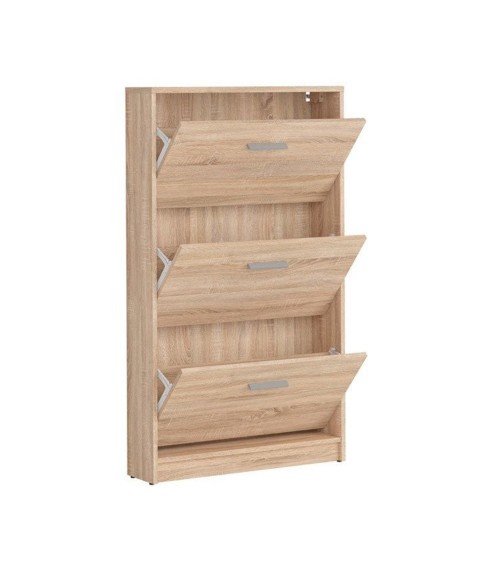 Scarpiera Nepo 3 scomparti colore rovere