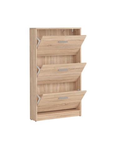Scarpiera Nepo 3 scomparti colore rovere