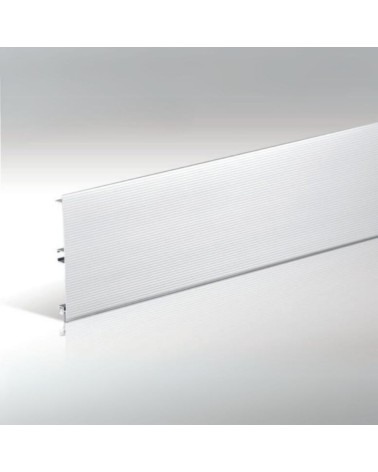Zoccolo alluminio 1000 righe H10 barra da 4 mt ZOCC100H10ALL