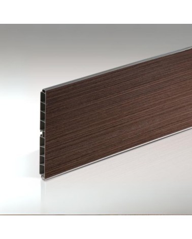Zoccolo per cucina H10 barra da 4 mt colore legno noce scuro