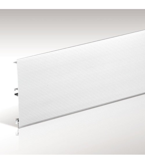 Zoccolo alluminio mille righe H12 barra da 4 mtl ZOCC1000H12ALL