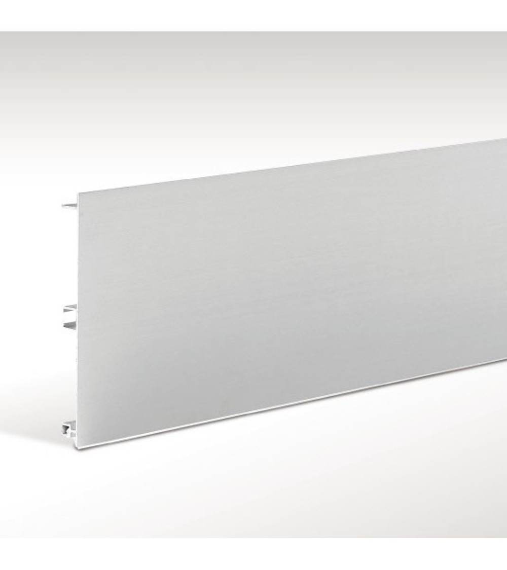 Zoccolo alluminio H10 barra 4 mtl ZOCCH10ALL