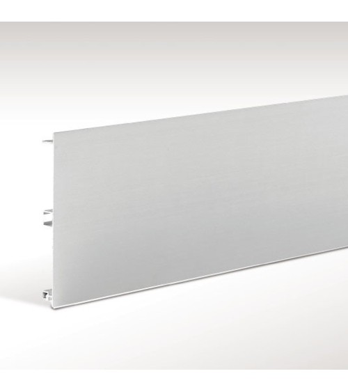 Zoccolo alluminio H15 barra 4 mtl ZOCCH15ALL