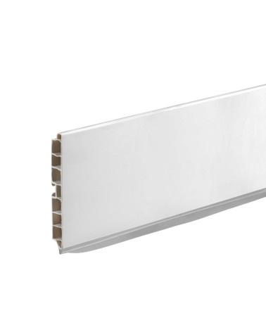 Zoccolo per cucina in PVC barra 4 mtl H15 colore bianco opaco