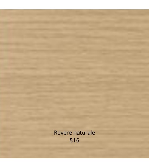 Zoccolo per cucina in PVC barra 4 mtl H12 colore rovere naturale