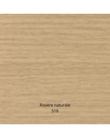 Zoccolo per cucina in PVC barra 4 mtl H12 colore rovere naturale
