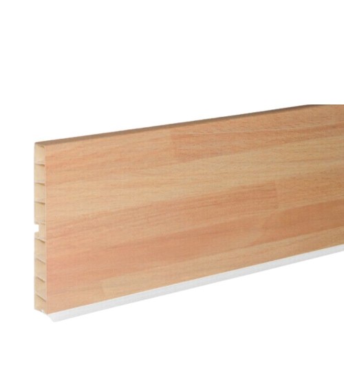 Zoccolo per cucina in PVC barra 4 mtl H12 colore faggio listellare