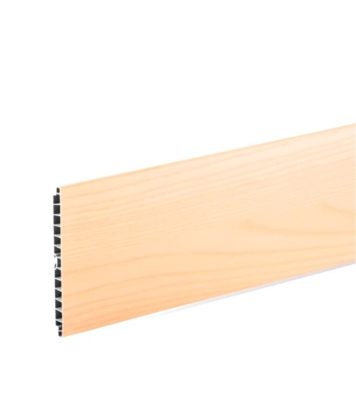Zoccolo per cucina in PVC barra 4 mtl H15 colore faggio chiaro