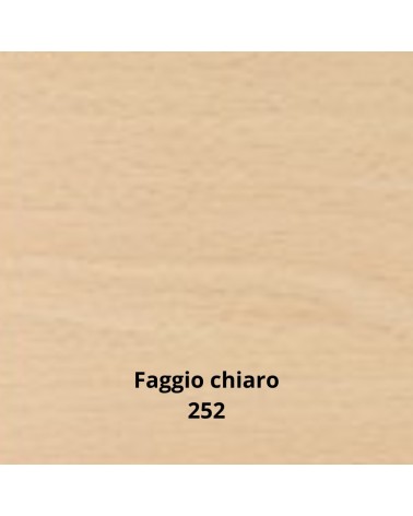 Zoccolo per cucina in PVC barra 4 mtl H15 colore faggio chiaro