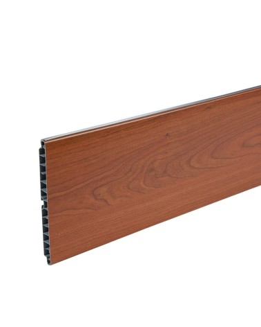 Zoccolo per cucina in PVC barra 4 mtl H15 colore ciliegio Arizona