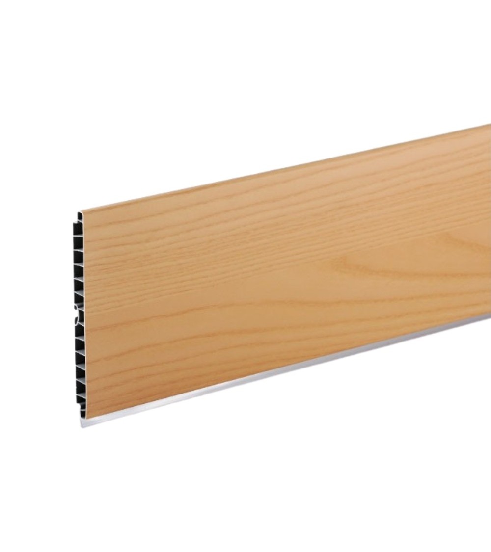 Zoccolo per cucina in PVC barra 4 mtl H10 colore legno 180 naturale