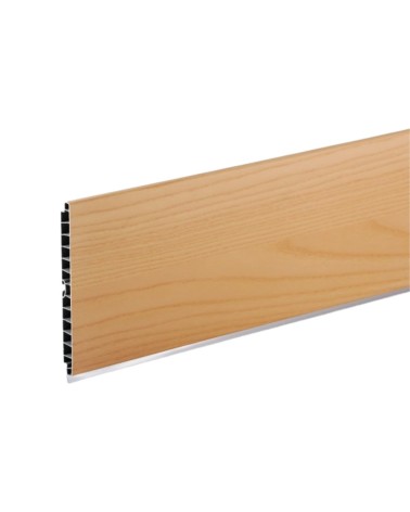 Zoccolo per cucina in PVC barra 4 mtl H10 colore legno 180 naturale