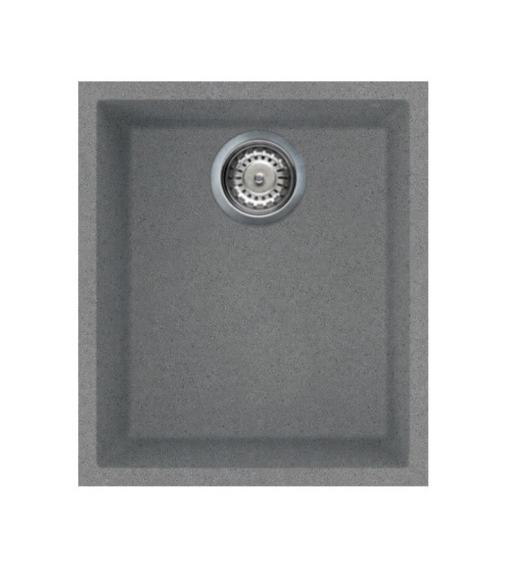 Lavello Smeg VZUM40TT 40x34 cm sottotop 1 vasca titanio