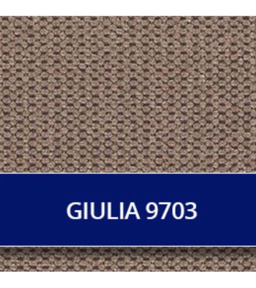 Divano recliner Boston 3 posti elettrico in tessuto giulia 9703 cappuccino