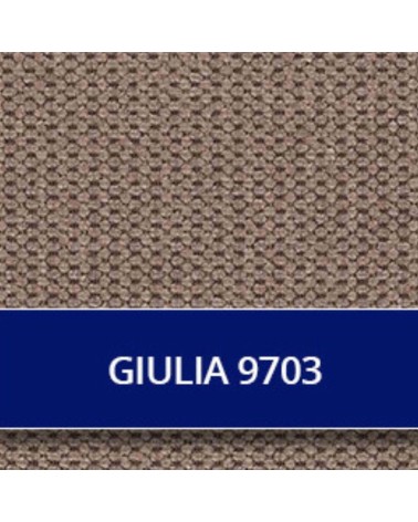 Divano recliner Boston 3 posti elettrico in tessuto giulia 9703 cappuccino