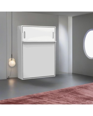 Letto matrimoniale a scomparsa Loft bianco