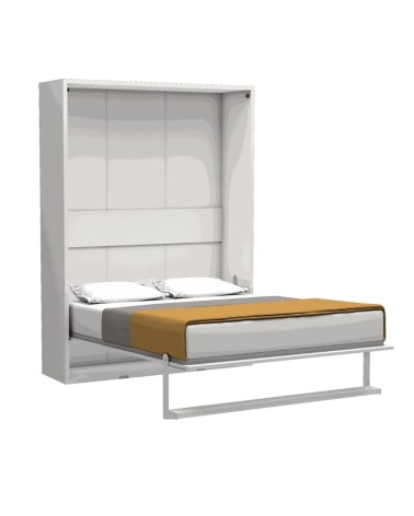 Letto matrimoniale a scomparsa Loft bianco