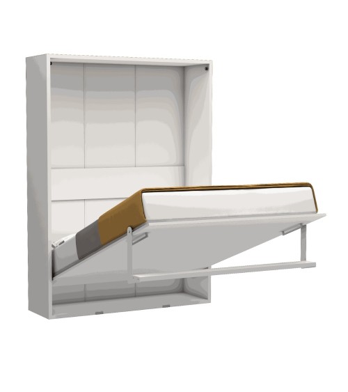 Letto matrimoniale a scomparsa Loft bianco