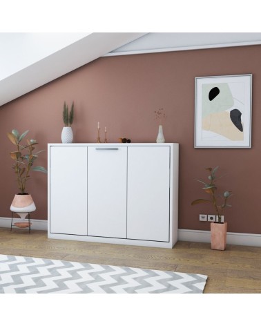 Letto matrimoniale a scomparsa Capsule colore bianco