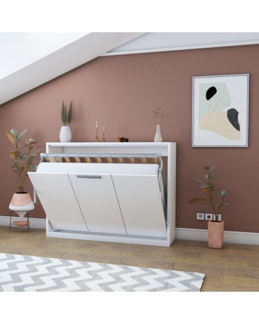 Letto matrimoniale a scomparsa Capsule colore bianco