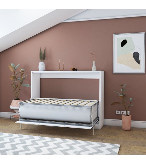 Letto matrimoniale a scomparsa Capsule colore bianco
