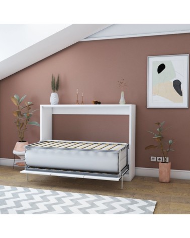 Letto matrimoniale a scomparsa Capsule colore bianco