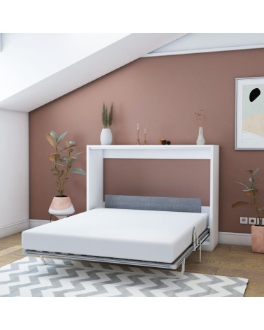 Letto matrimoniale a scomparsa Capsule colore bianco