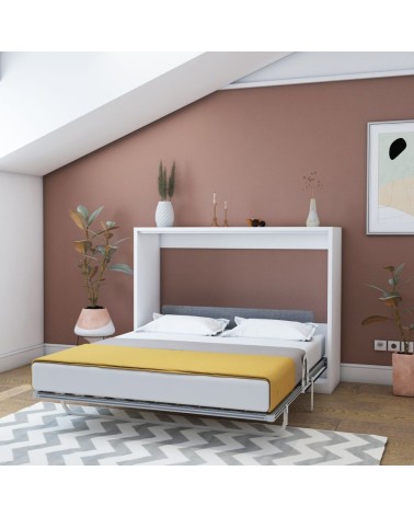 Letto matrimoniale a scomparsa Capsule colore bianco