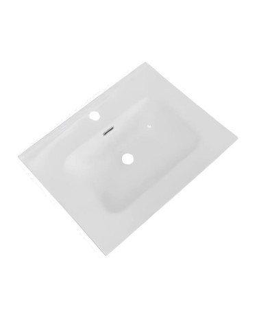 Lavabo consolle da appoggio VAS836-60 61x46.5x14 cm. bianco