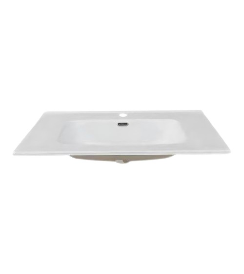 Lavabo consolle da appoggio VAS836-80 81x46.5x14 cm. bianco