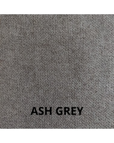 Letto singolo Ascoli contenitore in tessuto Ash grigio
