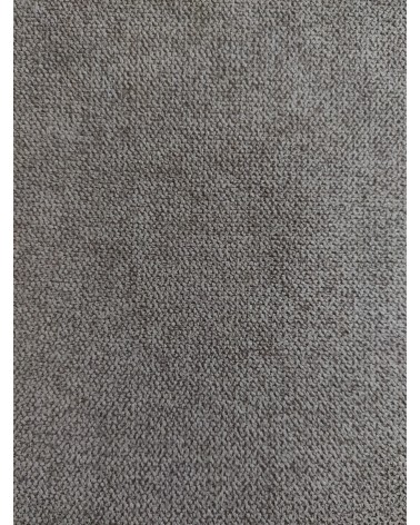 Letto singolo Stiletto con rete fissa in tessuto Ash grigio