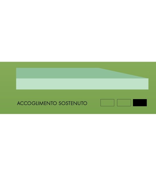 Materasso matrimoniale Mono 160x200x20 in tessuto sfoderabile