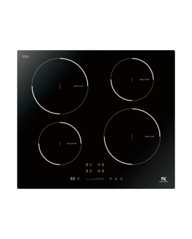 Piano cottura induzione da incasso 4 zone Master Kitchen MKHI604BK