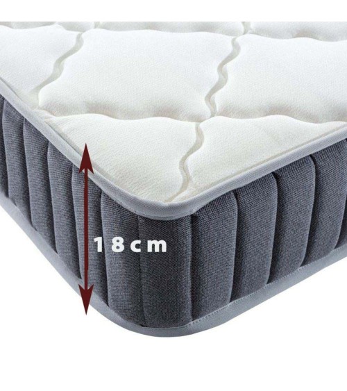 Materasso una piazza e mezza Gold 150x200x18 cm tessuto antibatterico