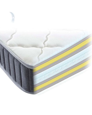 Materasso una piazza e mezza Gold 150x200x18 cm tessuto antibatterico
