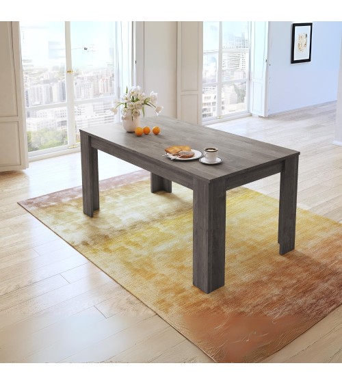 Tavolo allungabile Anthony 160x88x75 H cm colore ancona oak stile shabby